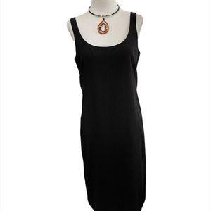 DKNY Black Sleeveless Dress.